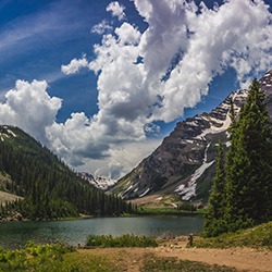 Taking in the mountain air